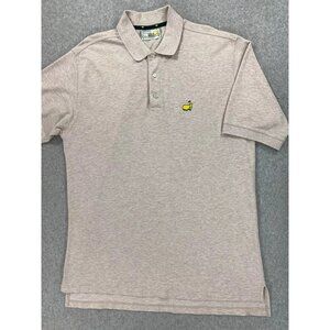 Augusta‎ National Golf Shop THE MASTERS Golf Polo Shirt (Men's XL) Tan